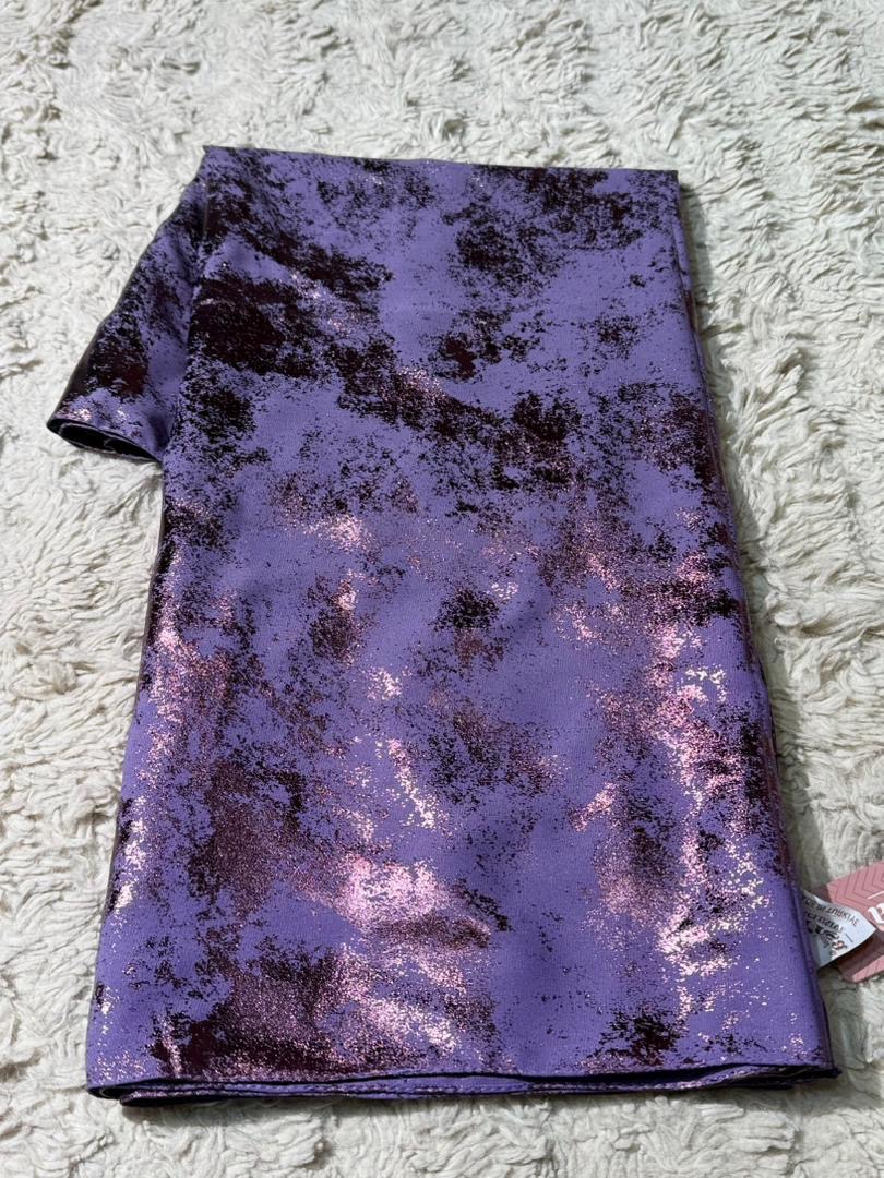Voile marbré mauve
