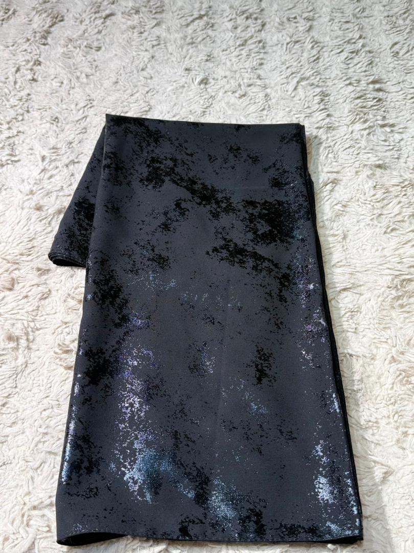 Voile marbré noir