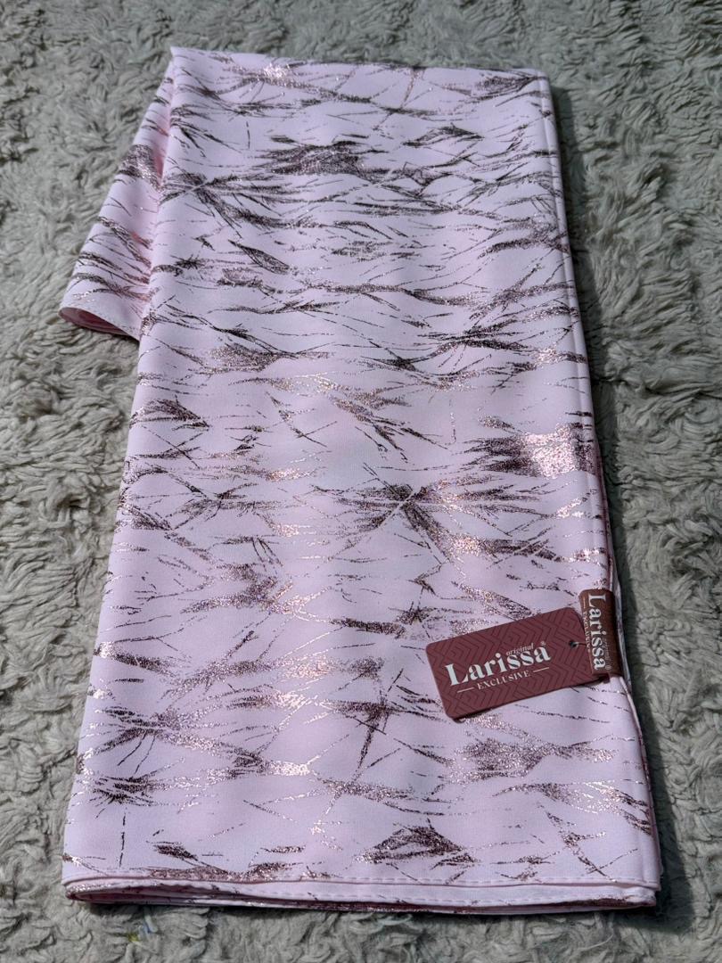 Voile marbré rose bonbon clair