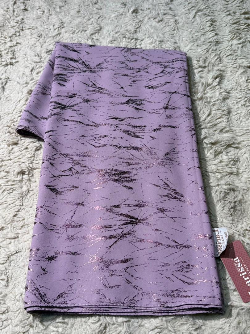 Voile marbré violet