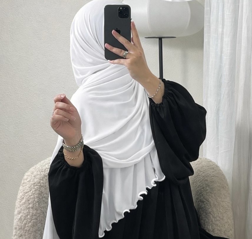 Jersey frisé blanc