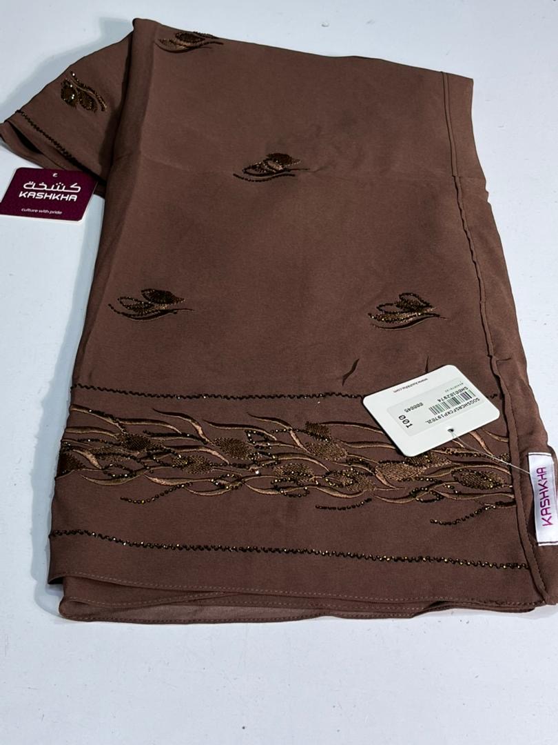 Voile Kashkha marron