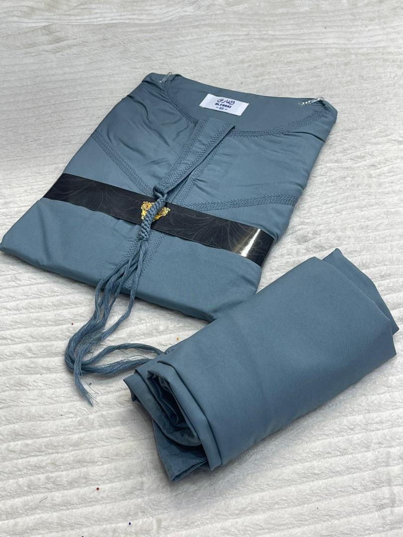 Jalaba avec pantalon gris