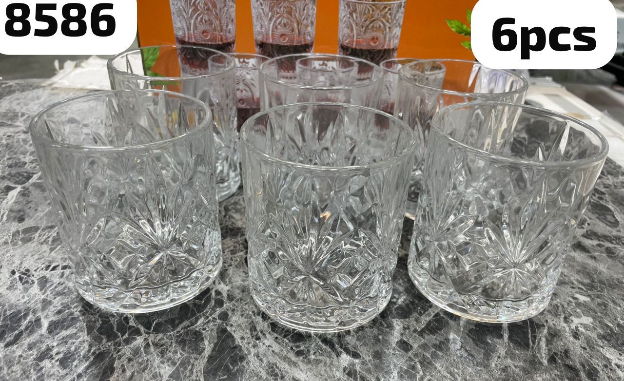 6pcs tasses boissons blancs