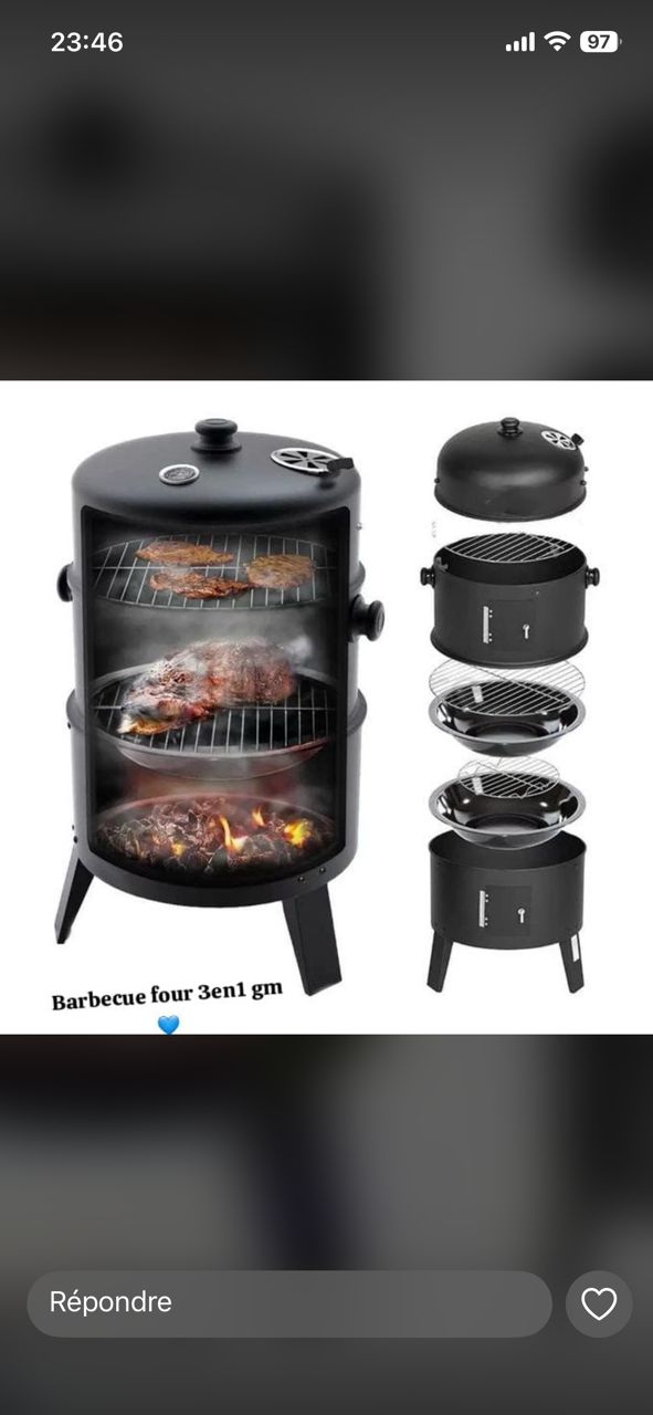 barbecue four 3 en 1