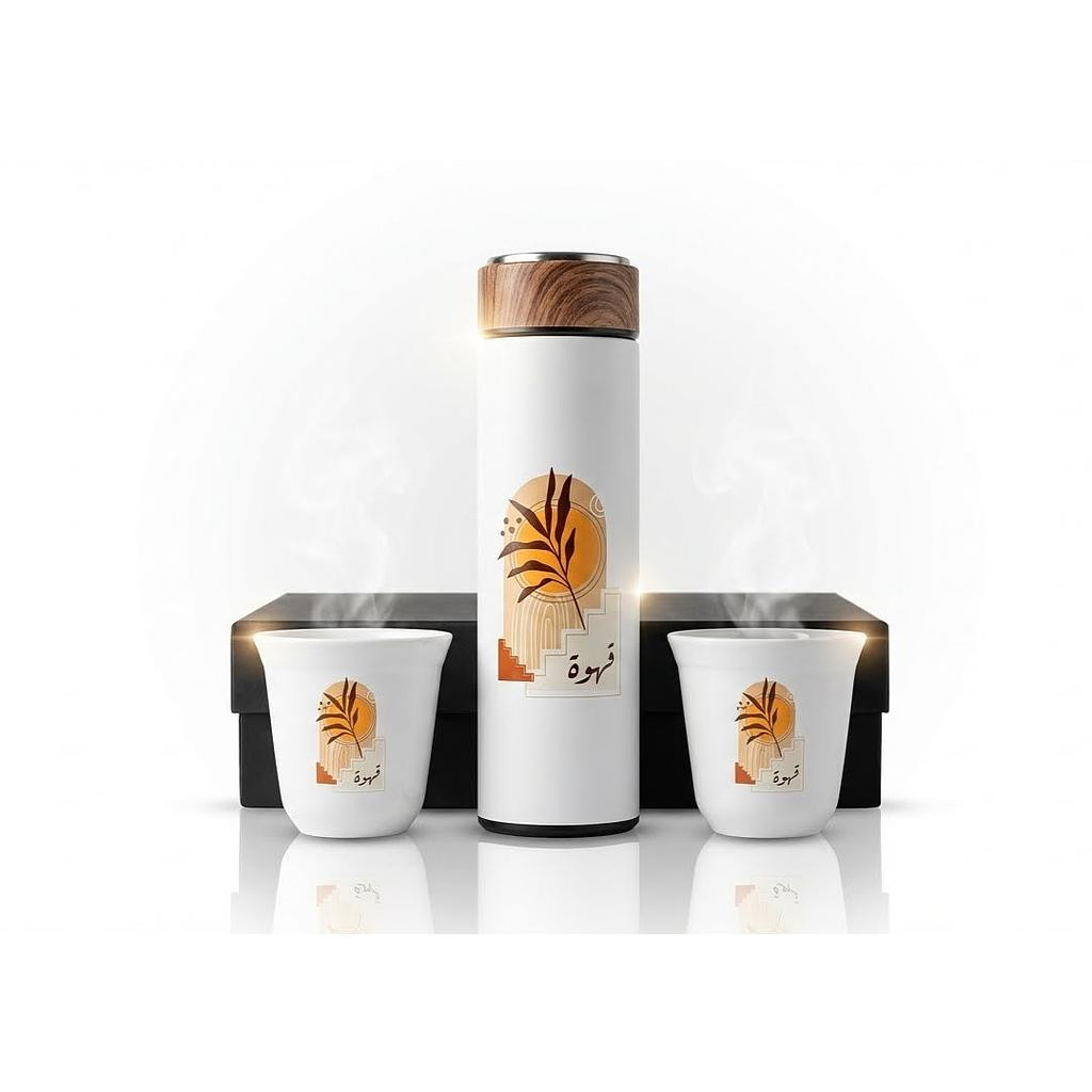 coffret thermos + 2 tasses