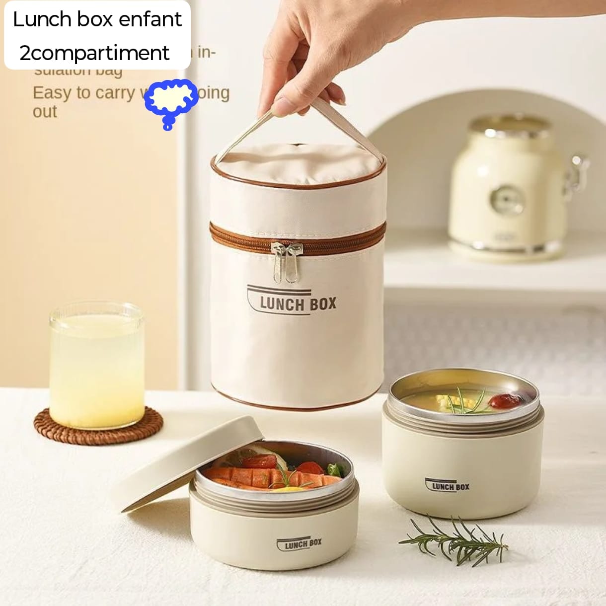 Lunch box 2pcs (600ml - 400ml)