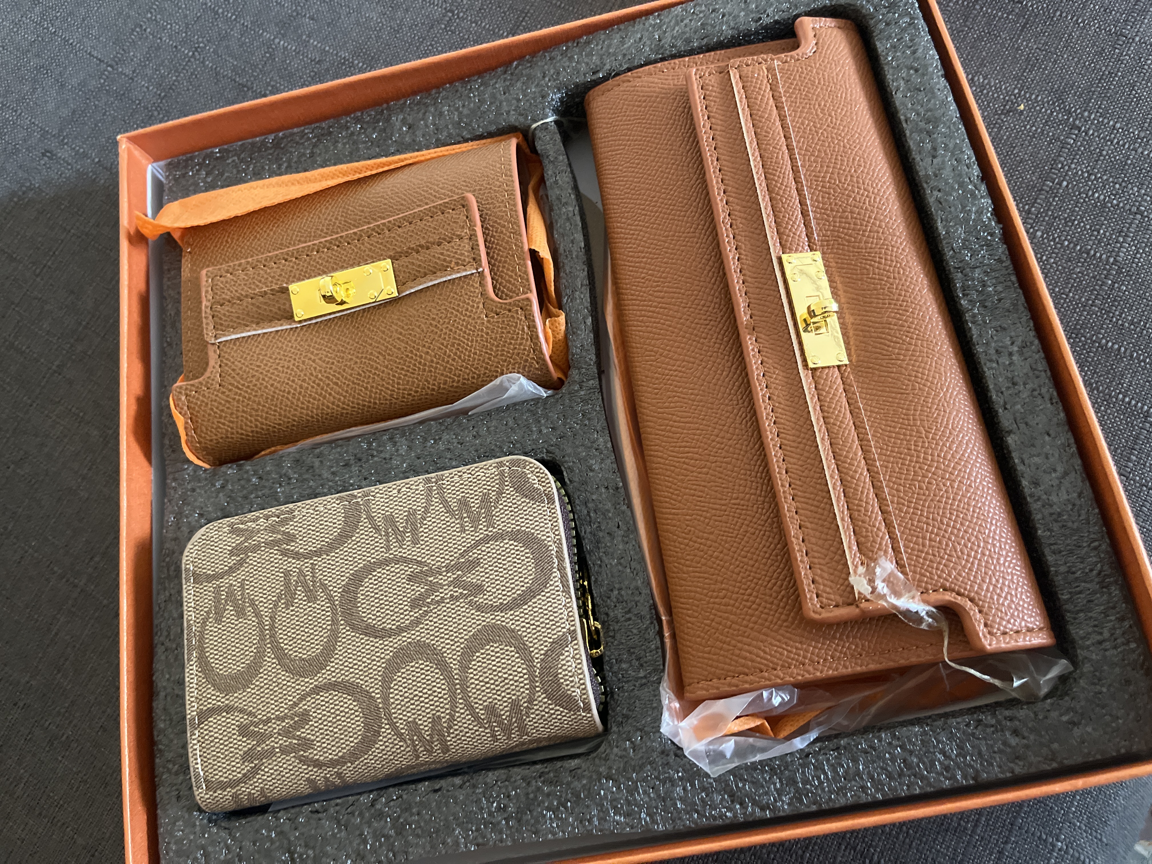 Coffret porte feuille