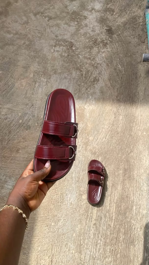 Sandale en cuir