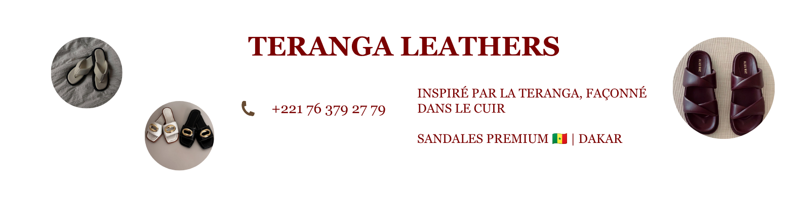 Bannière Teranga Leathers