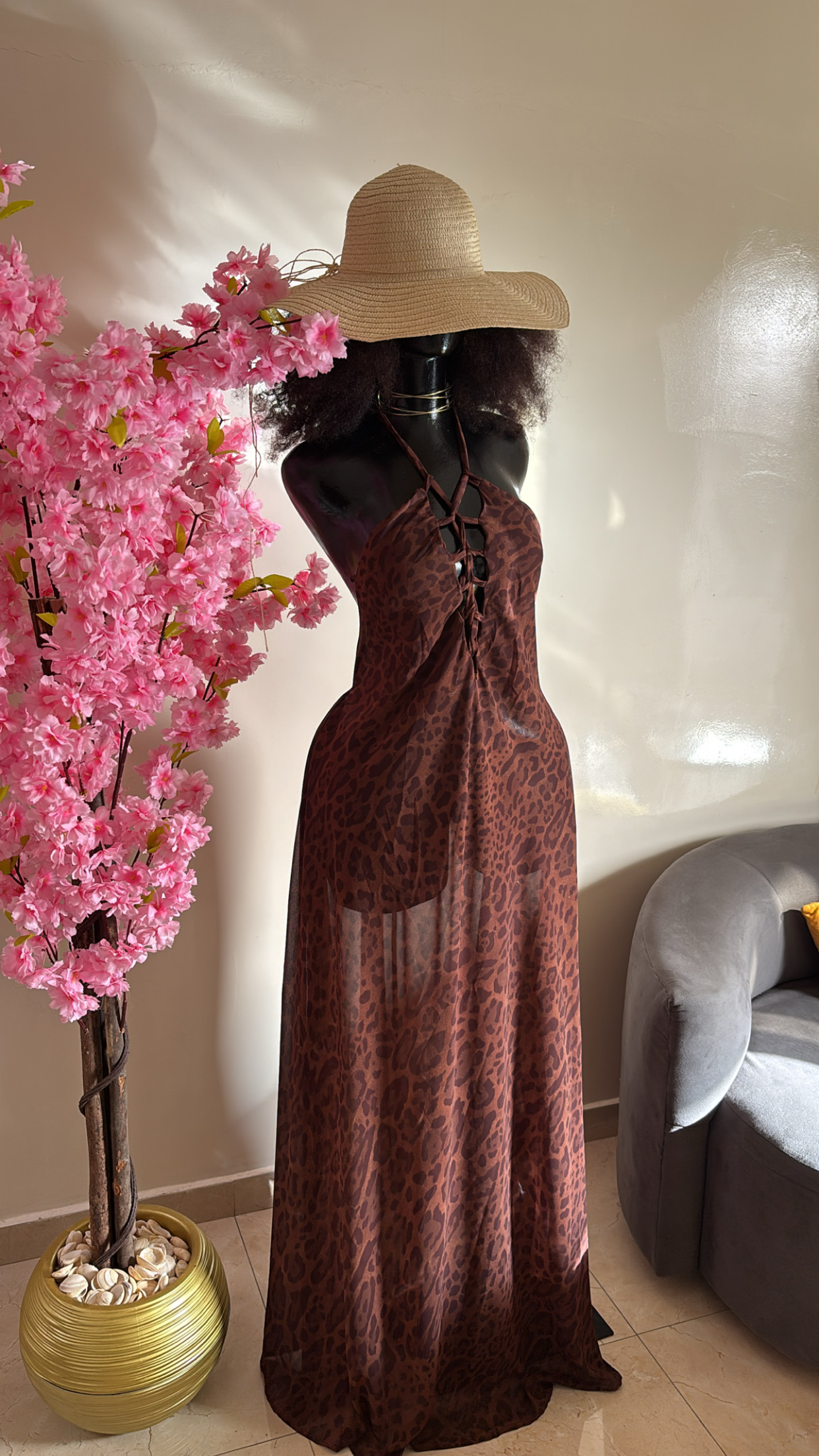 Robe crêpe