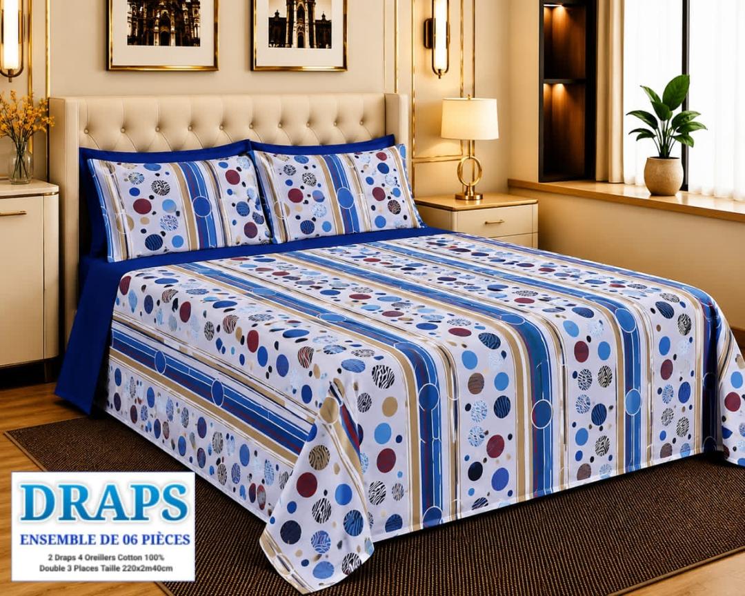 DRAPS ENSEMBLE DE 6 PIECES