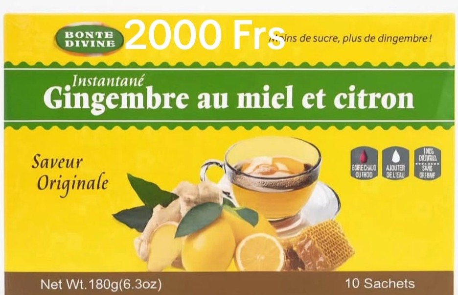 Thé Gingembre Miel et Citron 10 Sachets